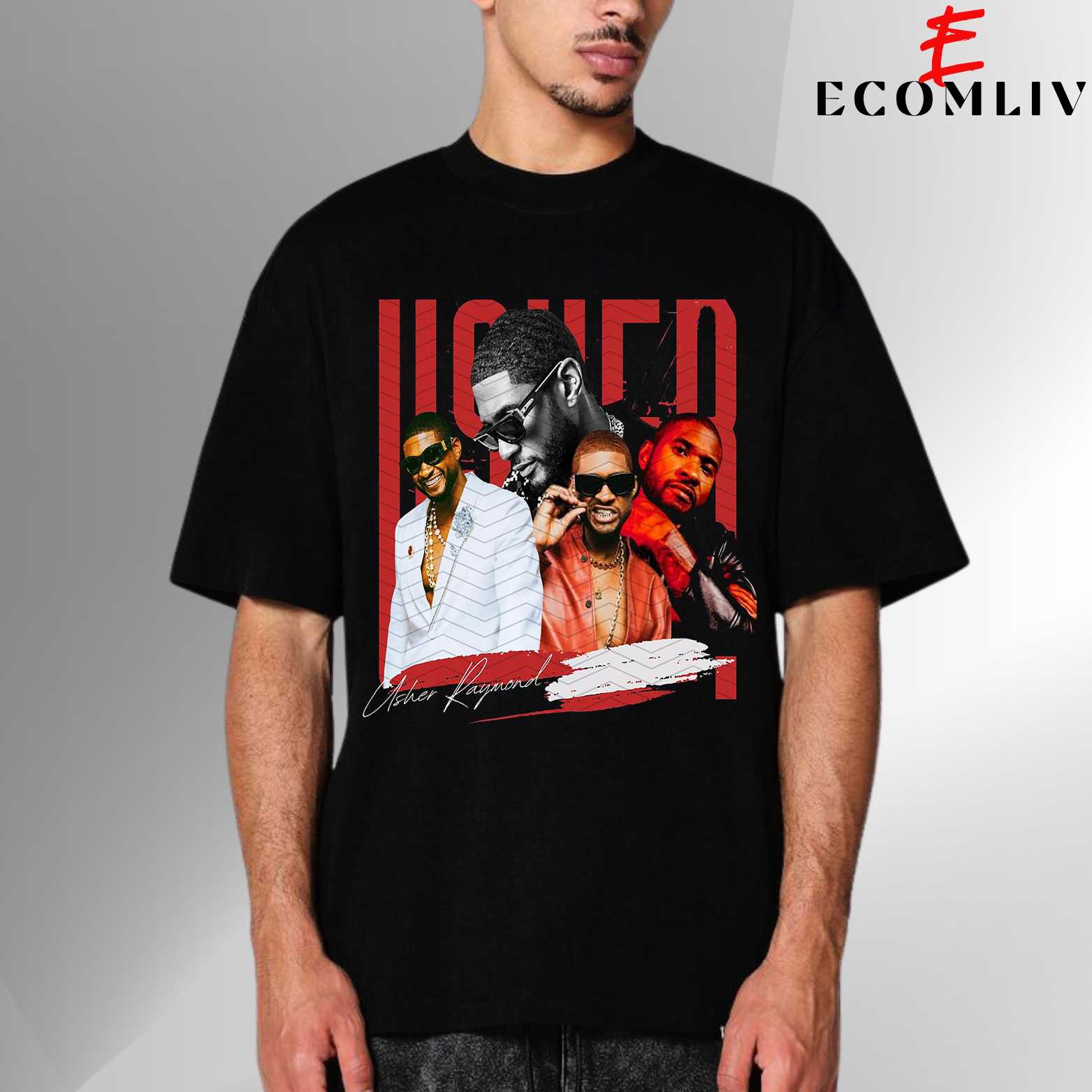 Usher Streetwear Shirt, R&b Music T-Shirt, Unisex Concert Tee